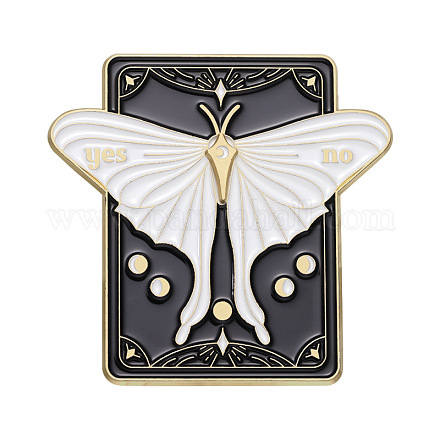 Emaille-Pins für Sprechtafel mit Schmetterlingen PW-WG60037-02-1
