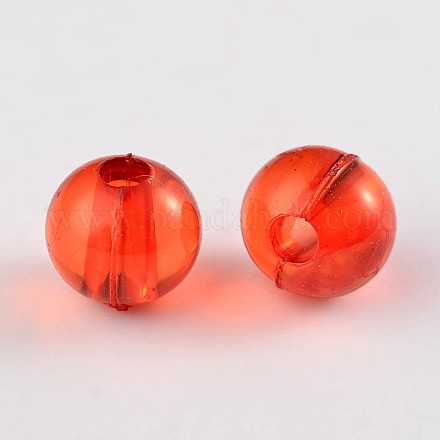 Transparent Acrylic Beads PL523Y-1-1