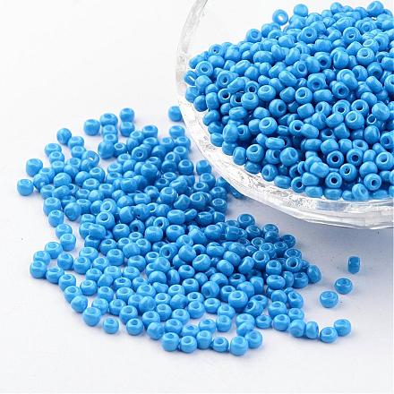 8/0 3mm perlas de semillas de vidrio de pintura para hornear perlas espaciadoras sueltas X-SEED-S002-K17-1