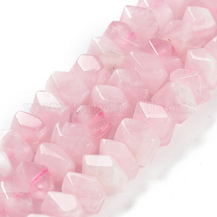 Madagascar rosa naturale perle di quarzo fili G-D091-A02-1
