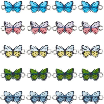 Nbeads 30 breloques papillon PALLOY-NB0001-76-1