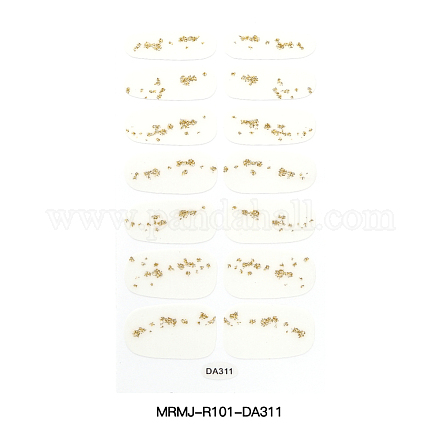 Pegatinas de arte de uñas de cubierta completa pegatinas calcomanías MRMJ-R101-DA311-1