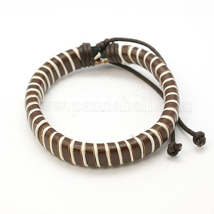 Leather Bracelets BJEW-C389-3A-1