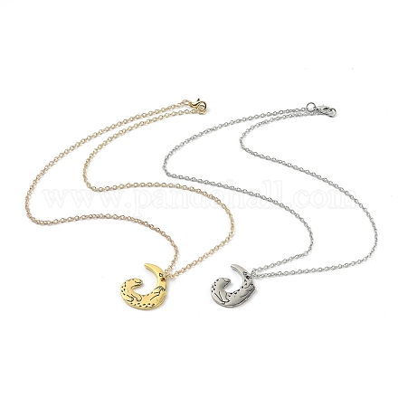 (vente d'usine de fêtes de bijoux) colliers pendentifs en alliage NJEW-H212-01-1