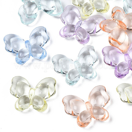 Transparent Acrylic Beads TACR-S134-025-1