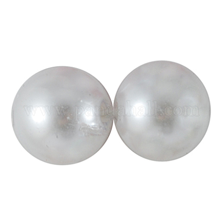 Acryliques perles rondes de perles pour les bijoux bricolage et bracelets X-PACR-18D-54-1