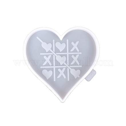 Moldes de silicona para tapete de taza de corazón diy para el día de san valentín PW-WG26162-05-1