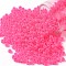 TOHO Round Seed Beads, Japanese Seed Beads, Frosted, (910F) Hot Pink Ceylon Pearl Matte, 8/0, 3mm, Hole: 1mm, about 222pcs/10g
