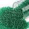 TOHO 11/0 Round Beads, Japanese Seed Beads, (72) Transparent Beach Glass Green, 2.2mm, Hole: 0.8mm, about 1110pcs/10g