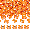 Resin Cabochons, Crab, Orange, 15x17.5x7.5mm
