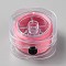 90M Flat Elastic Crystal String, Pink, 0.8mm, about 98.43 Yards(90m)/pc