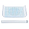 DIY Clay Craft Kit, with Acrylic Transparent Pressure Plate and Rods Solid, Clear, 198x20.5mm, 17.5x11cm, 2pcs/set