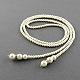 Trendy Lariat Halskette für Frauen NJEW-R147-01-2