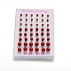Orecchini di perle in acrilico rotondo palla imitazione EJEW-F0089-11B-1