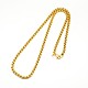 304 Stainless Steel Venetian Chain Box Chain Necklace Making STAS-A028-N031-A-2