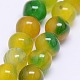 Natural Agate Round Beads Strand X-G-L086-6mm-01-2