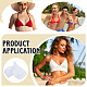 Inserti per reggiseno in poliestere&nbsp;DIY-WH0816-072A-01-5