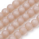 Chapelets de perles en verre électroplaqué EGLA-S134-4mm-A02-1