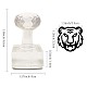 Clear Acrylic Soap Stamps DIY-WH0438-005-2