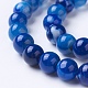 Natural Agate Beads Strands G-G754-07-8mm-3
