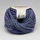 高品質手編み糸  虹糸  アルパカと  柔らかいウール繊維  マリンブルー  3mm  約50グラム/ロール  100 m /ロール  10のロール/袋 YCOR-R002-004-2
