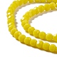 Faceted(32 Facets) Glass Beads Strands EGLA-J042-35A-01-3