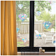 レインボープリズムパスター  窓のステッカーの装飾  ダイヤモンド形状  カラフル  12x10cm  15x12.5cm  8個/セット DIY-WH0203-85-6