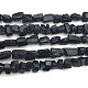 Natural Black Tourmaline Beads Strands G-M351-01-1