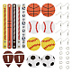 Pandahall набор для изготовления серег и браслетов на спортивную тему «сделай сам» DIY-TA0005-86-1