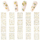 3d бронзовая наклейка для ногтей с изображением морских листьев DIY-WH0449-44-1