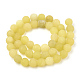 Chapelets de perles en jade citron naturel G-T106-306-3