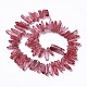 Natural Crackle Quartz Crystal Dyed Beads Strands G-I345-05A-2
