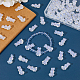 Superfindings 60pcs perles acryliques transparentes OACR-FH0001-053-5
