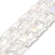 Electroplate Glass Beads Strands EGLA-H103-01M-2