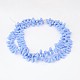 Faceted Drop Glass Bead Strands GLAA-J067-B04-2