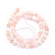 Chapelets de perles en agate naturelle de fleurs de cerisier G-O166-02-8mm-2
