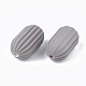 Perlas corrugadas de acrílico estilo caucho OACR-T014-18A-02-2