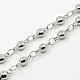 Ball Chain Necklace for Men NJEW-F027-25-2