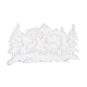 Stampi in silicone per la decorazione di alberi e montagne DIY-K051-10-2