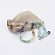 Colliers de perles en pierres gemmes naturelles NJEW-JN02089-02-4