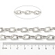 Alloy Teardrop Link Chains LCHA-K001-02P-3