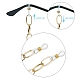 ARRICRAFT Aluminium Cable Chains/Paperclip Chains Eyeglasses Chains AJEW-AR0001-09G-6