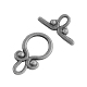 Tibetan Style Alloy Toggle Clasps TIBE-1428-AS-FF-1