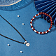 Pandahall elite 20pcs rond 925 perles texturées en argent sterling STER-PH0002-18-7