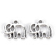 Tibetan Style Alloy Charms TIBE-S323-099AS-RS-1