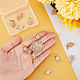 Beebeecraft 12Pcs/Box 3 Style Cubic Zirconia Sunflower Charms 18K Gold Plated Brass Flower Charms with Jump Ring for DIY Jewelry Earrings Necklace Bracelet Making Finding KK-BBC0002-98-3