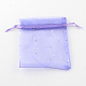 Rectangle Organza Bags with Glitter Sequins OP-R020-8x11-05-1