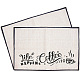 Коврики для чашек из хлопка и льна с кофейной тематикой AJEW-WH0201-019-1