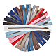 Benecreat 12pcs # 3 Metallreißverschluss 20 cm / 8ich schwere Messing Y-Zähne Reißverschluss Close End Jeans Reißverschlüsse (12 gemischte Farben) für Jacken Mäntel Nähen Handwerk FIND-BC0001-39-5