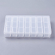 Contenedores de cuentas de plástico de polipropileno X-CON-I007-02-1